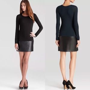 Anthropologie Bailey 44 Lorax faux Leather dress